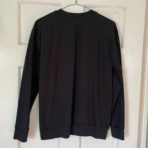 Ultracor Black Long-Sleeve Top Eye-Let Details